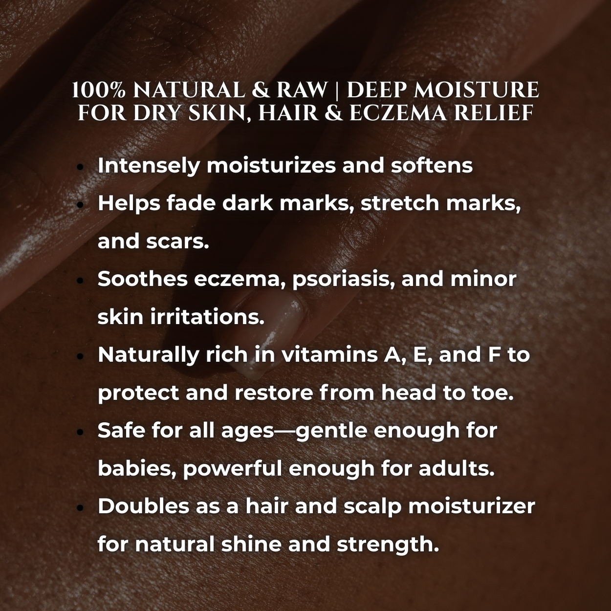 Whipped Ghanaian Shea Butter 8oz